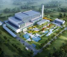 An artist’s impression of what a new $350 million waste-to-energy plant in the Waimate District...