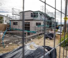 It's hoped the houses will be finished and on the market later in 2024. Photo: RNZ/Nick Monro