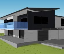 An artist’s impression of the new Kaka Point Surf Life Saving Clubrooms rendered from the...