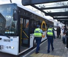 Police are ensuring they are more visible at the Dunedin bus hub following the death of Enere...