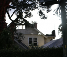 The Parnell boarding house was extensively damaged. Photo: RNZ 