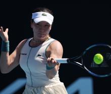 Lulu Sun in action at the Australian Open earlier this year. Photo: Getty Images