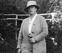 Mrs Dodgshun, winner of the Otago Ladies' Golf Championship. —  Otago Witness, 13.5.1924 