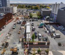 A car park will be put in at the Performing Arts Precinct site. Photo: Christchurch City Council