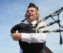 Harrison Doak ready for the World Pipe Band Championships in Scotland this August. Photo: Supplied