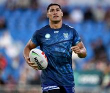 Roger Tuivasa-Sheck of the Warriors will miss up to two months with a hamstring strain. Photo:...