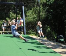 Waimakariri district councillor Philip Redmond is keen to test out a flying fox, if one is built...