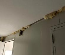 The problems with the property included exposed batts. Photo: Supplied / MBIE