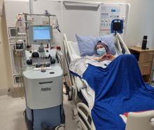 Sophie Moore receiving treatment in Christchurch Hospital for Peripheral T-Cell Non-Hodgkin...
