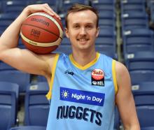 Otago Nuggets small forward Josh Aitcheson will bring up 100 games for the team tonight. PHOTO:...