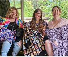 Trina Edwards, Anthea Ibell and Sarah Cragg. Photo: RNZ