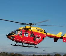 The Waikato Philips Search and Rescue helicopter. File photo: supplied/ Philips Search and Rescue...