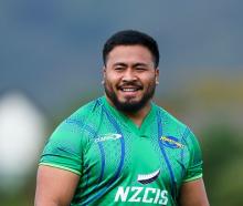 Asafo Aumua is adamant last week's Covid outbreak will not impact the Hurricanes on Friday. Photo...