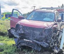 David Dirk  was involved in a crash at the intersection of State Highway 77 and Thompsons Track...