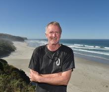 Jim Fyfe, pictured at Tomahawk Beach, has spent the past 26 years working with sea lions and...