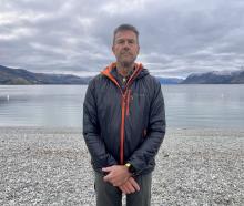Guardians of Lake Hāwea spokesman Geoff Kernick at the lake yesterday. Photo: Rawan Saadi