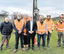 AA Canterbury / West Coast councillor Alan Turner (left) and Waimakariri MP Matt Doocey visit...
