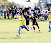 Lyle Matthysen celebrated his 250th appearance for Cashmere Technical with four goals in their 4...