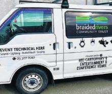 The Ashburton Event Centre van. PHOTO: SUPPLIED