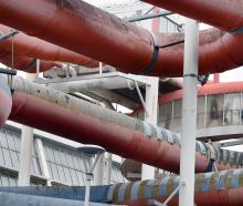 The ageing hydroslides at Moana Pool in Dunedin will be refurbished, rather than replaced. PHOTO:...