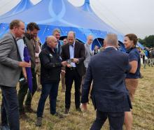 Orepuki farmer and Kiwi Econet inventor Grant Lightfoot met Prince William this week during the...