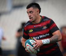 Ngane Punivai scored Canterbury's opening try. Photo: Martin Hunter/action press