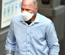 Jeremy Lee outside the Dunedin District Court after pleading guilty to causing a meth-fuelled...