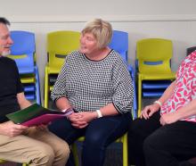 Discussing how to work with rough sleepers and the wider homeless community in Dunedin are (from...