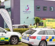 Emergency services were called to Kindercare in Woolston on Friday afternoon. Photo: RNZ