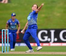 Otago Sparks off-spinner Eden Carson needs surgery on her bowling arm. Photo: Getty Images (file)