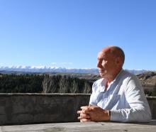 Sir Grahame Sydney at his Central Otago home. PHOTO: STEPHEN JAQUIERY