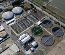 The Bromley wastewater plant. Photo: CPL Sam Shepherd/NZ Defence Force