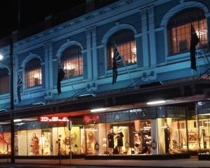 The DSA George St facade during the store's 75th anniversary celebrations in 1965. Photo:...