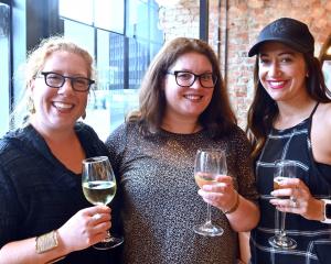 Allison Horsley, Emily Duncan and Kelly Hocking, all of Dunedin. 