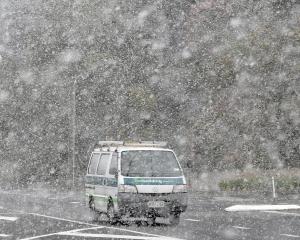  This van was on Taieri Rd about lunchtime. Photo: Stephen Jaquiery