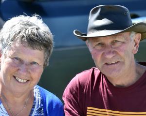 Rhonda and Ross Hanson, of Dunedin. PHOTO: PETER MCINTOSH