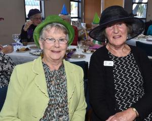 Anne Watkins and June Turnbull, both of Dunedin. PHOTOS: LINDA ROBERTSON
