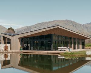 A twisted butterfly roof mirrors the peaks and troughs of the surrounding mountains. PHOTOS:...
