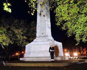 About 3000 people converged on Queens Gardens in Dunedin for the annual dawn service at the...