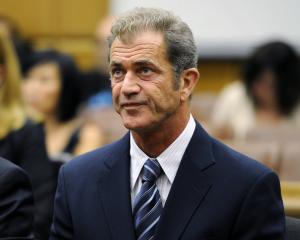 Actor Mel Gibson attends a hearing in Los Angeles Superior Court to finalize financial issues in...
