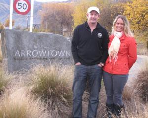 Arrowtown couple Hayden Finch (left) and Bex Harrex who are contemplating leaving the Queenstown...