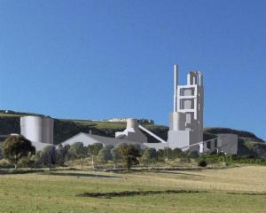 Artist's impression of the proposed Holcim cement factory at Weston. Image supplied.