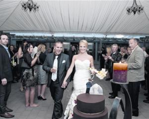 At the reception of Lana and Reece Cameron, held at The Venue in Wanaka in April. Photo by...