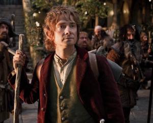 British actor Martin Freeman stars as Bilbo Baggins in The Hobbit: An Unexpected Journey. Photo...
