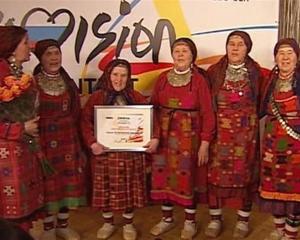 Buranovskiye Babushki,  Russia's entry in this year's Eurovision Song Contest, build up steam....
