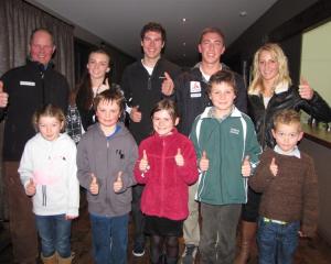 Celebrating the recent launch of a  Wanaka Ski and Snow Sports Club initiative to promote snow...