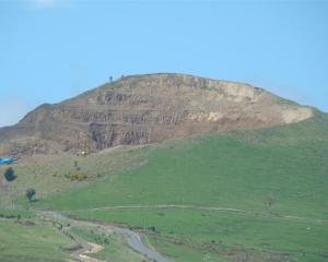 Changing? A view of the ridge line of Saddle Hill taken from Law Rd on October 23 last year...