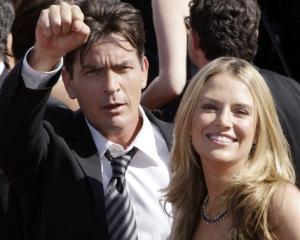 Charlie Sheen and Brooke Mueller arrive at the 59th Primetime Emmy Awards in Los Angeles in May...