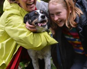 Charlotte Flaherty and her daughter Rosa  are delighted to have Smithfield collie Hero back in...