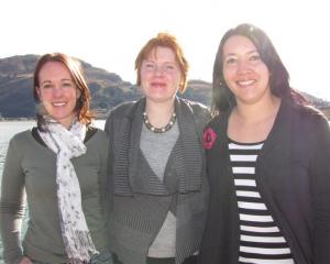 Concerned mothers (from left) Emily Dennison, Kate Smith and Melissa Vining are urging  Wakatipu...